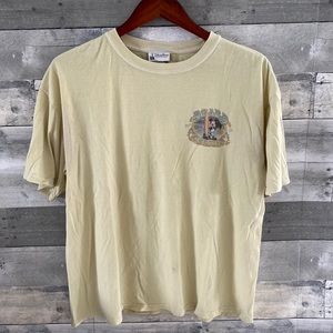 DISNEY WORLD PARKS VINTAGE 90s MICKEY MOUSE BOARD MEETING YELLOW MEN’S LARGE